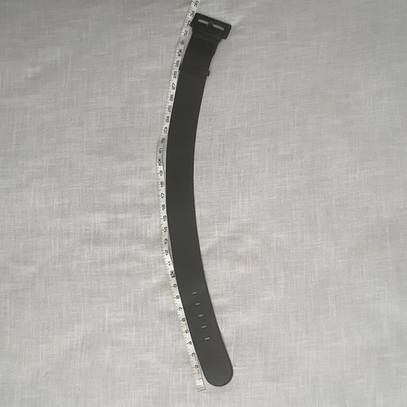 Vintage Donna Karen NY Wide Black Leather Belt Made in USA main image 10